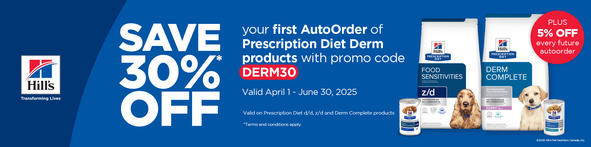 Picture for category Hills Prescription Derm Diets